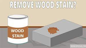 How To Remove Wood Stain From Concrete