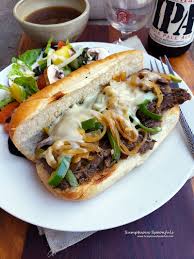philly cheesesteak style french dips
