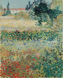 Garden In Bloom Arles July 1888