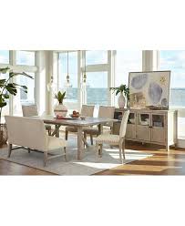 Pair with matching wood chairs for an airy look or set a punch of contrasts with some colourful upholstered dining seats instead. Furniture Parker Expandable Dining Furniture Collection Created For Macy S Reviews Furniture Macy S