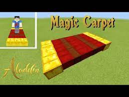aladdin s flying carpet in minecraft pe
