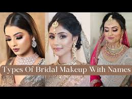 types of bridal makeup with names