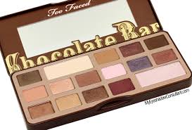 too faced chocolate bar palette looks