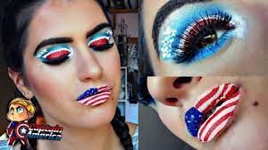 captain america makeup tutorial
