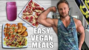 what i eat for lean vegan muscle