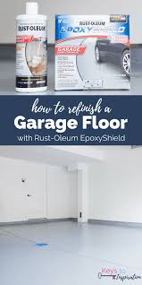 how to refinish a garage floor with