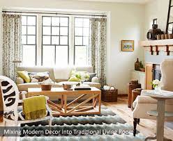 traditional mix for dining and living rooms