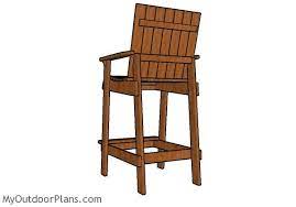 Bar Height Adirondack Chair Plans