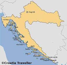 Baderna, batina, benkovac, bjelovar, bosanska gradiska, bunic, cakovec, cazma, daruvar, dvor, gospic, gracac. A Map Of Croatian Islands