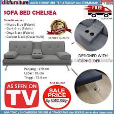 sofa bed lipat minimalis modern chelsea