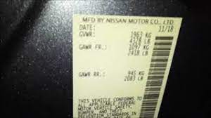 nissan altima paint code location you