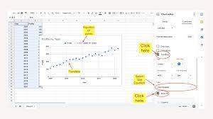 Linear Regression In Google Sheets
