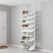 Coat rack with shoe storage bench193x37x90 cm. Elvarli Shoe Shelf White 80x36 Cm Ikea