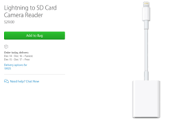 Apple Releases Faster Usb 3 0 Lightning To Sd Card Reader For Ipad Pro Appleinsider