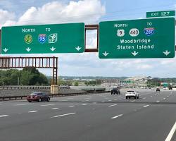 Image of Garden State Parkway highway in New Jersey