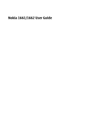 I have taken a look on the unlockapedia provided by giffgaff, but all suggestions cost more then . Nokia 1661 1662 User Guide Manualzz
