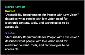 See here special designs, bold lines, high contrast, clear coloring areas for visually impaired people, seniors, and people with low sight. Accessibility Requirements For People With Low Vision