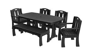Ruby 6 Piece Large Patio Dining Set