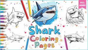 Shark Coloring Pages For Kids S