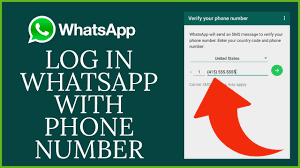 how to login whatsapp with phone number