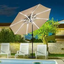 the best patio umbrellas with lights