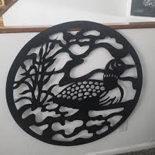 Metal Wall Art Loon Outdoor Wall