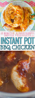 Instant pot chicken recipes all in one place so that you can have dinner done in no time! Instant Pot Bbq Chicken Is So Tender Juicy And Full Of Barbecue Flavor Using Chicken Tend Instant Pot Recipes Chicken Bbq Chicken Recipes Instant Pot Recipes