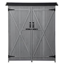 Wood Outdoor Storage Cabinet Shed