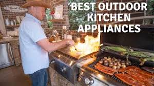 best outdoor kitchen appliances you