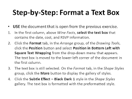 Step By Step Format Shapes Ppt Download