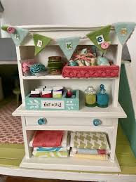 diy dollhouse sewing room tour