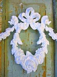 shabby chic rose furniture applique