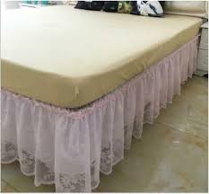 New Bed Skirt Double Layer Lace Ruffle
