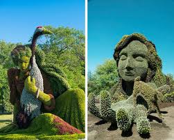 Sculptures Montreal Botanical Garden