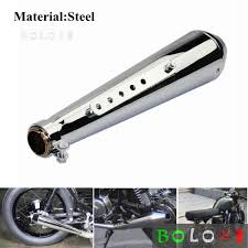 steel motorcycle exhaust pipe reverse