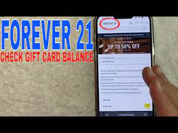 check forever 21 gift card balance