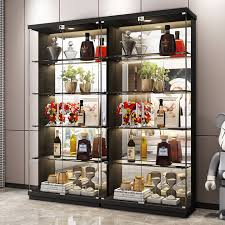 Glass Door Wine Cabinet Display Cabinet