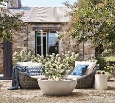 Concrete Patio Lounge Sets Pottery Barn