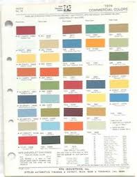 1974 Chevrolet Ppg Color Paint