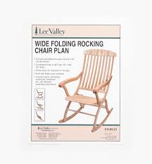 wide folding rocking chair plan lee