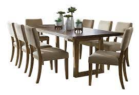 Casartus casart kitchen dining table and chair set with glass table top, 4 chairs and metal frame table for kitchen and dining room, blac. Kitchen Dining Room Furniture Costco