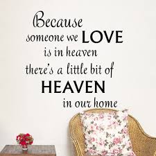 Aliexpress.com : Buy &quot;Because Love Is In Heaven In Our Home ... via Relatably.com