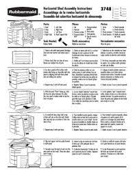 rubbermaid shed instructions fill