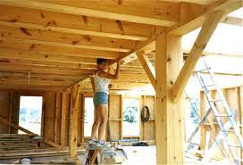 building with timbers it s not as hard