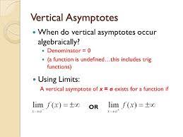 If the function approaches finite value (c)at infinity, the function has an asymptote at that valueand the equation of an. How To S Wiki 88 How To Find Vertical Asymptotes Calculus