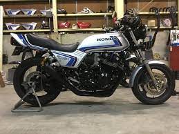 マフラーの焼き入れ honda cb honda bike