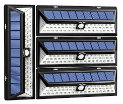 litom solar lights outdoor 54 led