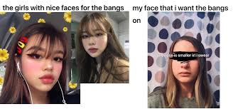 Elevate your natural look with realistic thin bangs from alibaba.com. Hair Advice Needed I Want Like Fluffy Thin Bangs You See On Instagram And On Those Pretty Korean Girls But My Face Is Rlly Square And Boxy How Should I Get That