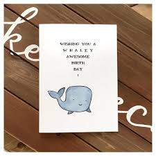 25% off with code take25zazzle. Whale Birthday Card Whale Greeting Card Funny Greeting Etsy Dad Birthday Card Birthday Cards For Mum Birthday Card Puns