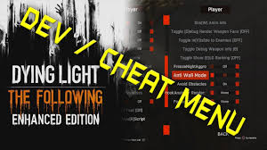 Ps4 Dying Light Dev Cheat Menu Youtube